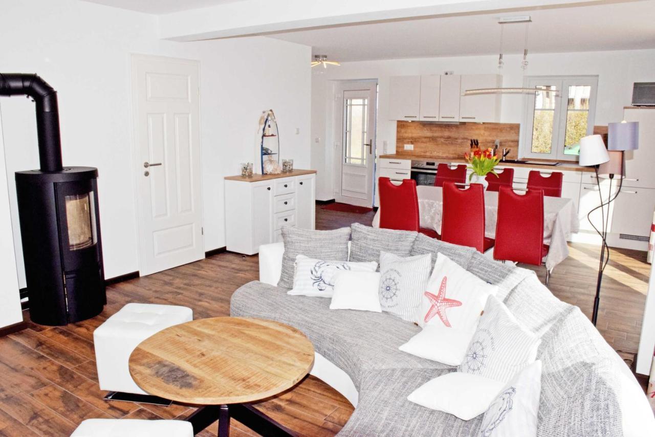 Ferienhaus Zum Boddenstrand Mit Ka Gross Zicker ภายนอก รูปภาพ